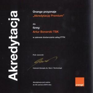 akredytacja premium orange dla TSK